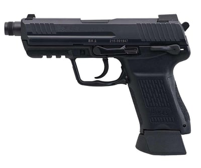 HK 81000024 HK45CT Compact Tactical V7 LEM 45 ACP 4.57" 10+1 Black Black Interchangeable Backstrap - $758.84