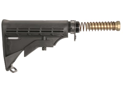 AR-STONER Stock Assembly 6-Position Mil-Spec Diameter Collapsible AR-15 Carbine Synthetic Black - $44.99