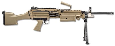 FN M249S FDE 5.56 NATO 18.5" Barrel 30-Rounds With Bipod and Carry Handle - $8703.99 (Add To Cart)