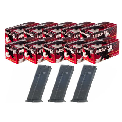 Brownells 5.7x28mm 40gr FMJ 500rds with 3x Five Seven 20rd Magazines - $399.99 after code "TA10" (Free S/H over $99)