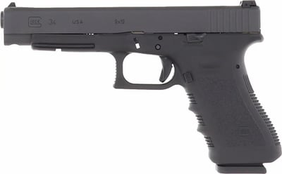GlockG34 G3 9mm 5.3" barrel 17rd Black - $599.99 