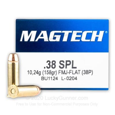 Magtech 38 Special 158 Grain FMJ FN 1000 Rounds - $310