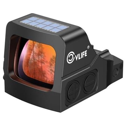 30% off CVLIFE WildHawk X Z03 Solar Red Dot for RMS/RMSC, Multi-Reticle 2MOA & 32MOA Circle Pistol Sight, 3500G Shockproof Motion Awake Handgun Red Dot, Multi-Coating lens, with Adapter for RMR/MOS/Picatinny. w/code YBX6AW9Q - $99.29 + FREE Shipping