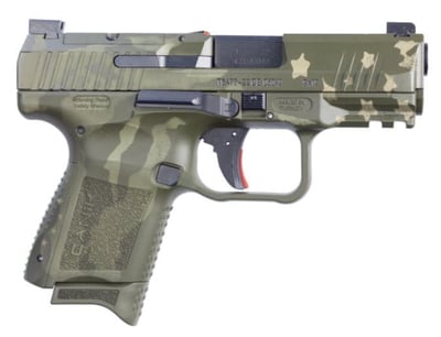 Canik TP9 Elite SC 9mm 12rd We The People Green - $474.99 (Free S/H on Firearms)