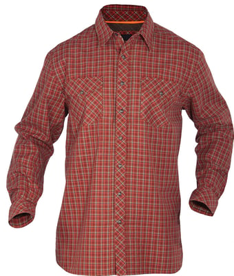 5.11 Men's Flannel Long Sleeve Shirt, Ox Blood - $29.97 shipped (Free S/H over $25)