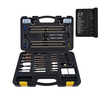 Raiseek Universal Gun Cleaning Kit with Lightweight Organized Carrying Case and Brushes with Cleaning Mat - $30.39 After Code “IMYODCQB” (Free S/H over $25)