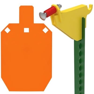 BlancoHabil 1/2" Thick 7”x12” AR500 Steel Targets for Shooting and T Post Target Hanger - $39.88 + FREE Shipping