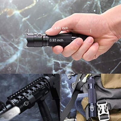 WOWTAC A7 Tactical Flashlight USB Rechargeable Tail Switch Waterproof LED 1047 Lumens - $28.49after clip code (Free S/H over $25)