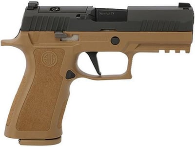 Sig Sauer P320 Xseries 9mm 3.9in Barrel 17rd Black/Coyote Optics Ready Slide - $558.99