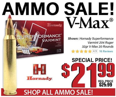Shop V-Max Rifle Ammo @ Midsouth Shooters Supply