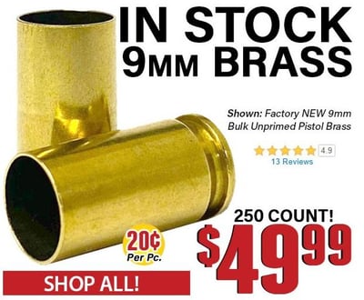 Shop 9mm Brass @ Midsouth Shooters Supply 