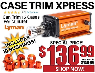 Lyman Brass Smith Case Trim Xpress 115V - $136.99