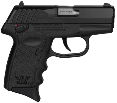 SCCY Industries CPX-4 .380 ACP 2.96" Barrel Black Frame Black Slide Manual Thumb Safety 10rd - $215.44