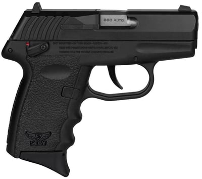 SCCY Industries CPX-4 .380 ACP 2.96" Barrel Black Frame Black Slide Manual Thumb Safety 10rd - $215.44 