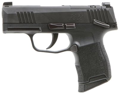 Sig Sauer P365 9mm 3.1" 10rd Optic Ready Pistol w/ SIGLITE Night Sights & Manual Safety - Black - $399.99 (Free S/H on Firearms)