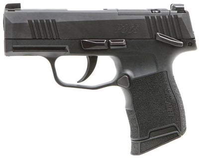 Sig Sauer P365 9mm 3.1" 10rd Optic Ready Pistol w/ SIGLITE Night Sights & Manual Safety - Black - $499.99 (FREE Shipping on Firearms)