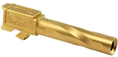 Zaffiri Precision Barrel for Glock 19 Gen 3 9mm Luger Flush Crown Fluted Stainless Steel Titanium Nitride - $79.99 (Free Shipping on $100+ Orders)