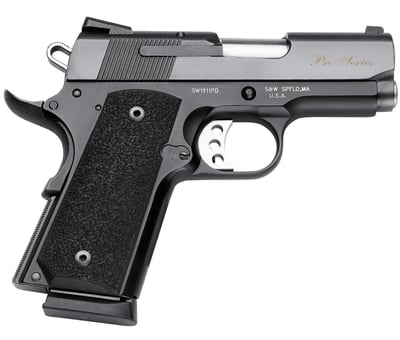 SMITH & WESSON Performance Center SW1911 PRO 45ACP 3" 7rd Pistol - Black - $1071 