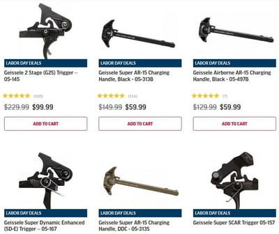 Geissele Automatics - August 30-September 2nd - @ Palmetto State Armory
