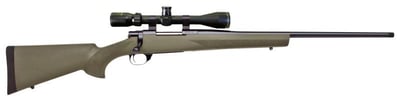 Howa M1500 Hogue OD Green .270 Win 22" Barrel 5-Rounds w/ Nikko Stirling 4-12x40mm Scope - $524 