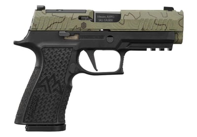 Sig Sauer P320 XTEN Endure Comp 10mm Pistol 3.8" Barrel 15rd Moss Green - $1000.99 