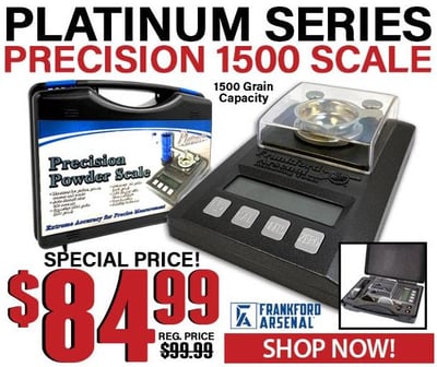 Platinum Series Precision Digital Scale (With Storage Case) - $74.99 + Free S/H