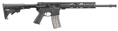 Ruger 8530 AR-556 300 Blackout 16.10" 30+1 Black Hard Coat Anodized 6 Position Stock - $695.99