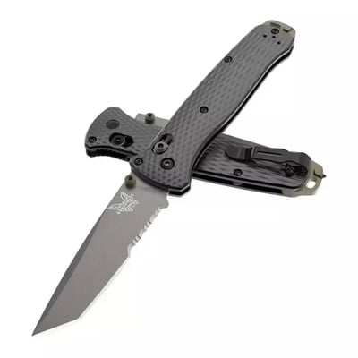 Benchmade 537SGY-03 Bailout 3.38-Inch Tanto-Point Ambidextrous Steel Blade Black Folding Knife - $175.50 w/code "FCBM175" (Free S/H)