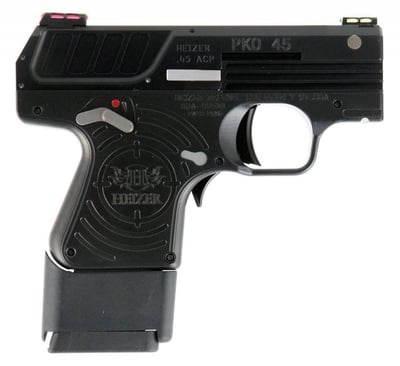 Heizer Pocket 45 45 ACP 2.75" 5+1 Black Black Stainless Steel, Black Grip - $788.99 