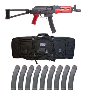 PSA AK-V Triangle Folding Redwood 9mm Pistol w/ 10 Mags & PSA Bag - $999.99 + Free Shipping 