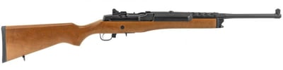 Ruger Mini-14 Ranch Hardwood 5.56 NATO / .223 Rem 18.5" Barrel 5-Rounds Scope Rings Included - $878.99 ($9.99 S/H on Firearms / $12.99 Flat Rate S/H on ammo)