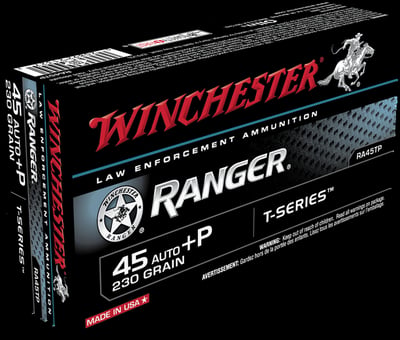 Winchester Ranger 45 ACP AUTO 230 Grain +P T-Series Bonded Jacketed Hollow Point - $75 (Free S/H)