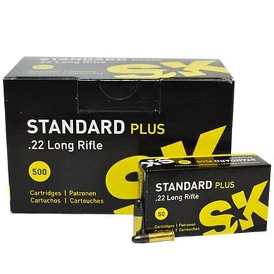 SK Standard Plus 22 LR 40 Grain 500 Round Brick - $82.99