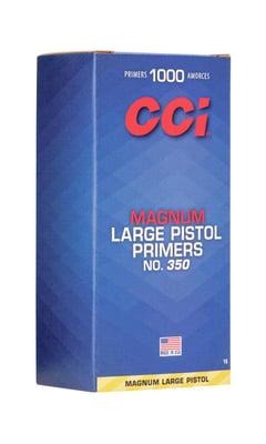CCI #350 Large Magnum Pistol Primer 5000rd - $418.65 shipped