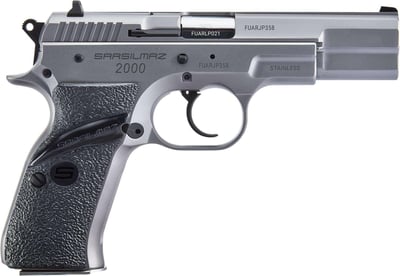 Sar USA 2000ST 2000 9mm 4.50" 17+1 Stainless Steel Black Polymer Grip - $379.99 