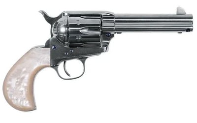 UBERTI 1873 Cattleman Doc Holliday 45 LC 4.75" 6rd Revolver - Stainless / Pearl White - $868.99 (Free S/H on Firearms)