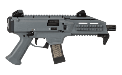 CZ Scorpion Evo 3 S1 9mm 7.72" Barrel W/ Low Pro Adjustable Aperture-Post Sights 20+1 Battle Gray/Black - $839.08 (Free S/H on Firearms)