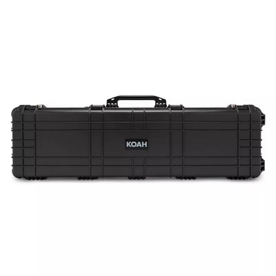 Koah 53-Inch Weatherproof Protective Roller Rifle Hard Case (Black) - $99.99  (Free S/H)