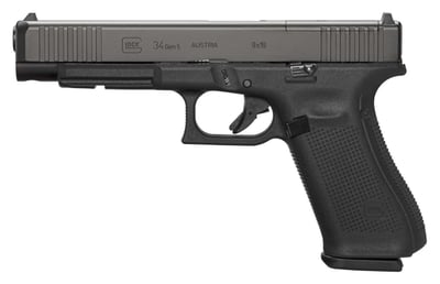 Glock G34 Gen5 MOS 9mm Luger 5.31" 17+1 Black - $654.99 (E-mail Price)