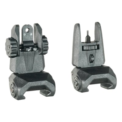 Davidson Defense Front & Rear Low Profile Polymer Flip-Up Sights - $9.99 