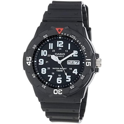 Casio Men's Quartz Day-Date Indicator Black Resin Dive Watch MRW200H-1BV - $23.97 + FREE Shipping