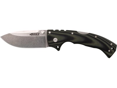 Cold Steel 4-Max Folding Knife 4" Drop Point S35VN Polished Blade G-10 Handle Black - $199.99 + Free Shipping