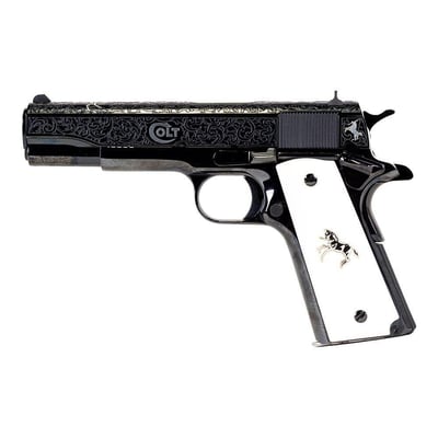 Colt 1911 Potro De Plata 5" .38Sup Engraved 9rd Pistol - O1911C-38-PDO - $2199.99 