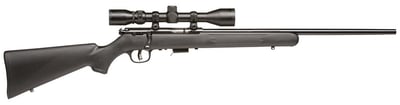 Savage 96209 93R17 FXP with Scope 17 HMR 5+1 21" Black Matte Blued Right Hand - $266.49