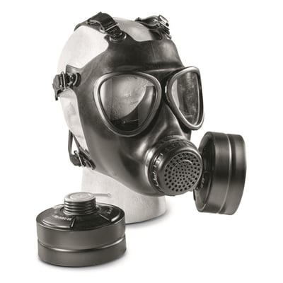 NEW! Chinese PLA Military Surplus MF-11 Gas Mask with 40mm Filters, New - $68.39 (Buyer’s Club price shown - all club orders over $49 ship FREE)