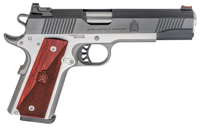 Springfield Armory PX9120L 1911 Ronin 45 ACP 5" 8+1 Stainless Steel Crossed Cannon Wood Laminate Grip - $727.99 (Free S/H on Firearms)