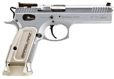 Sar USA K12STSP K-12 Sport 9mm Luger 4.70" 17+1 Stainless Steel Gray Polymer Grip BattleHawk Armory - $757.89  ($7.99 Shipping On Firearms)