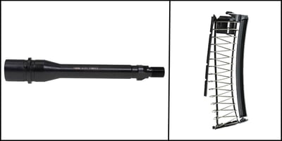 Barrel Bundle: Mean Arm's Endomag 9mm 30 Round Pmag Conversion Kit + ELD Performance 7" 9MM AR Barrel w/ MP5 Tri-Lug, 1:10T, Nitride, 1/2x28 - $84.99 (FREE S/H over $120)