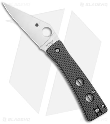 Spyderco Watu Compression lock Knife Carbon Fiber (3.25"Satin) C251CFP - $182.00 (Free S/H over $99)