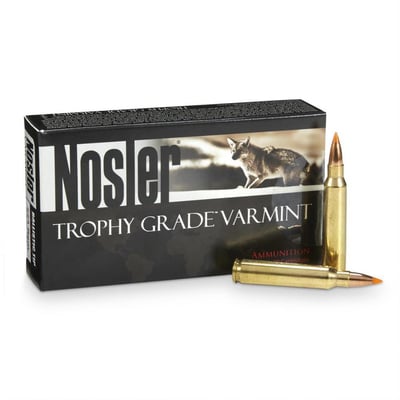 Nosler Trophy Grade Varmint, .223 Remington, 40 Grain, Ballistic Tip, 20 Rounds - $8.99 (was $25) (Buyer’s Club price shown - all club orders over $49 ship FREE)